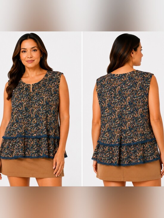 Tops - Indian Tunic Top  (US 14–16) NWOT